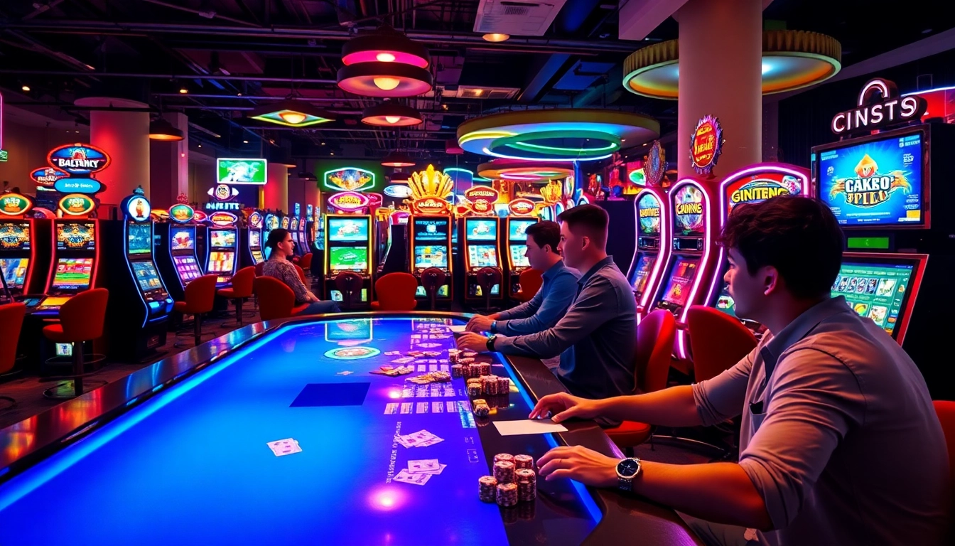 Jouer au meilleur casino en ligne avec une ambiance animée et des jeux variés.