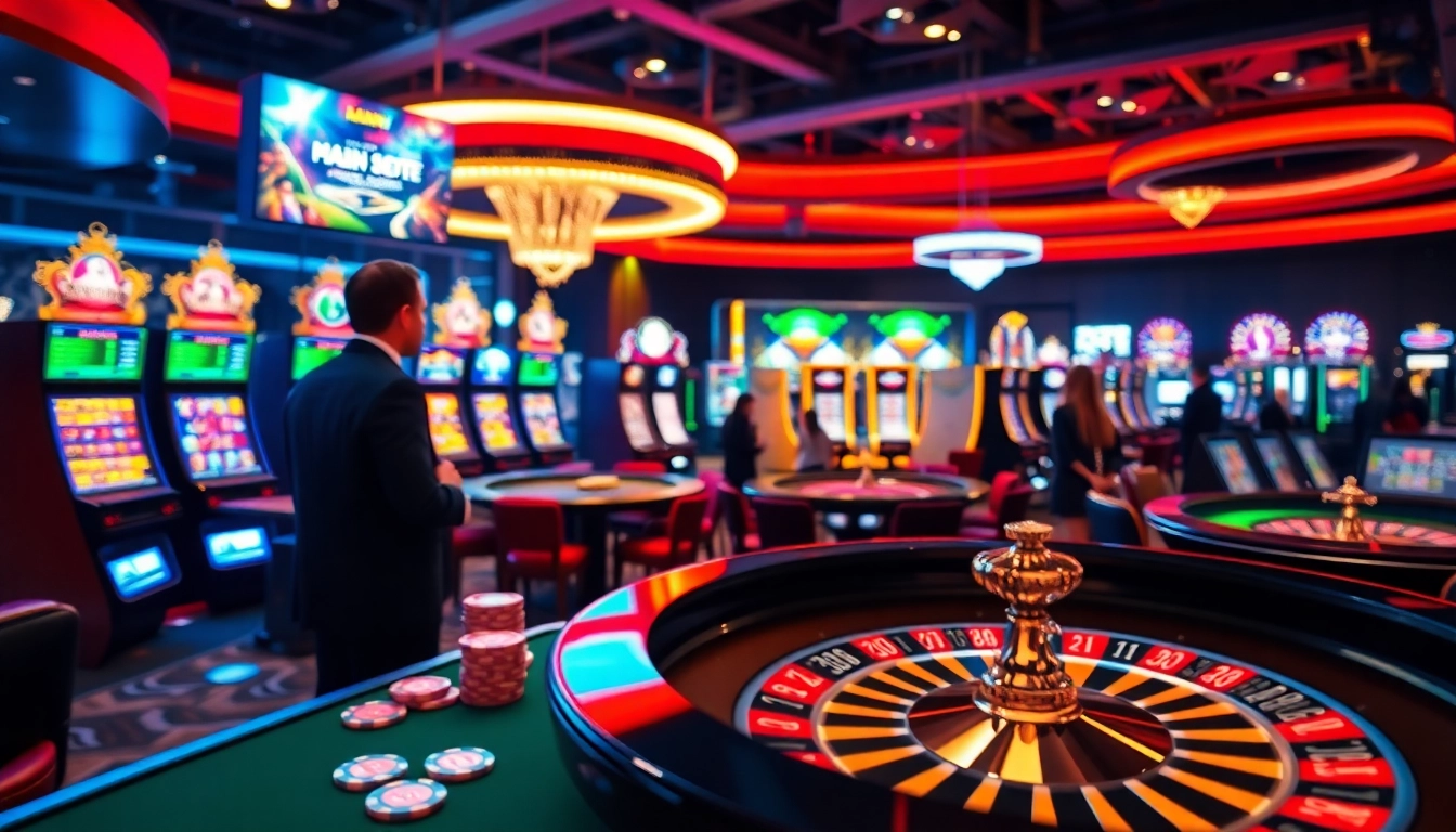 Jouer à casino en ligne avec des jeux vibrants dans un environnement dynamique.