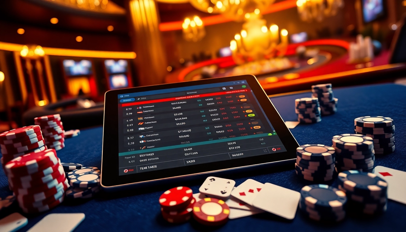 Engage in thrilling pari sportif crypto betting with sleek poker chips and a modern betting interface.