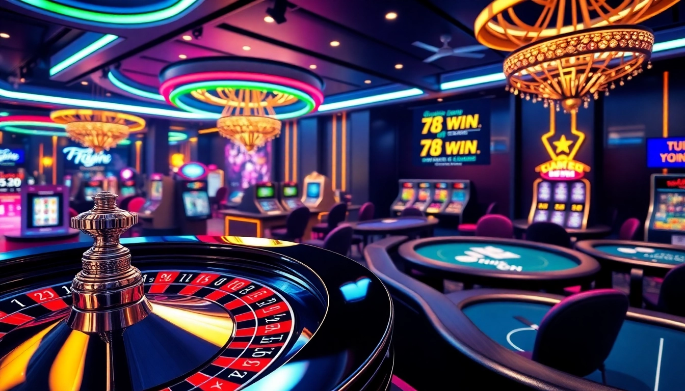 Experience high-stakes excitement at 78 Win with luxurious casino games and vibrant betting activity.