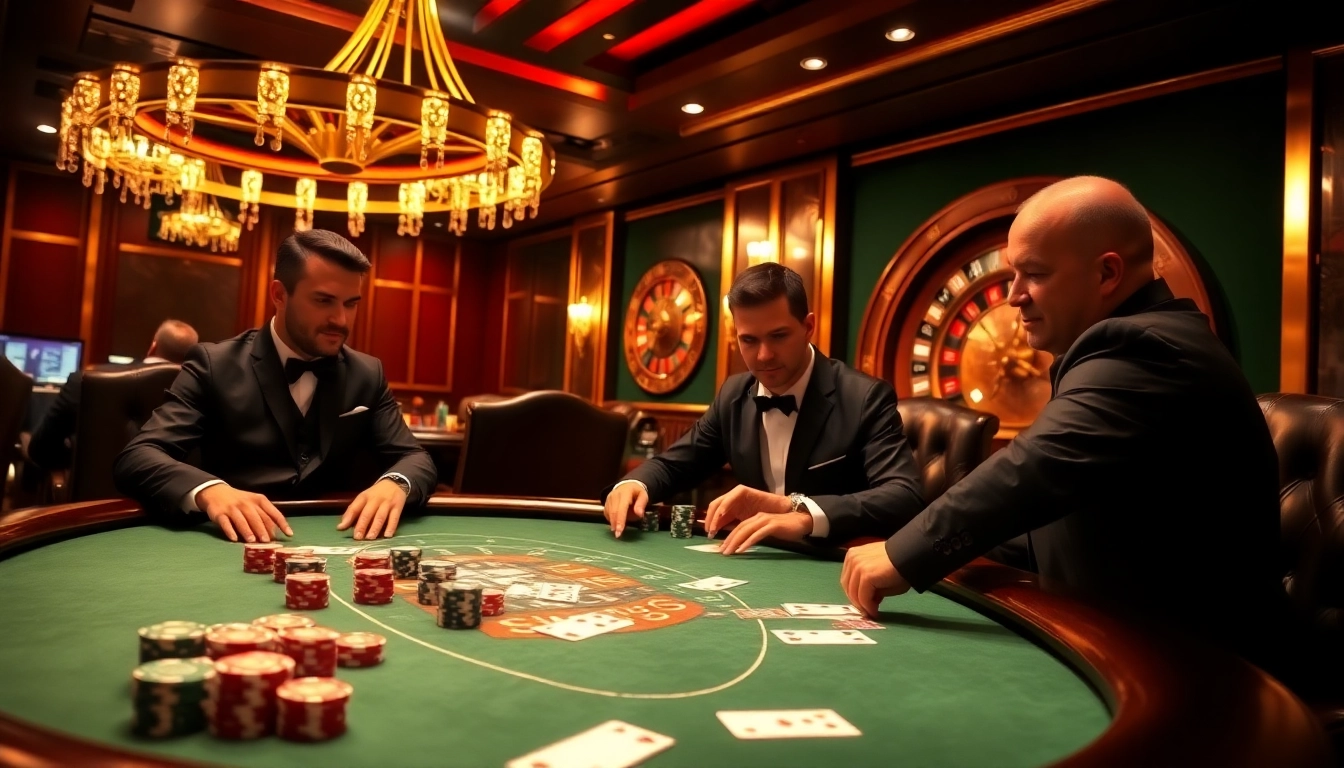 Participez à une table de poker à enjeux élevés dans un cadre luxueux, incarnant le casino en ligne argent réel.