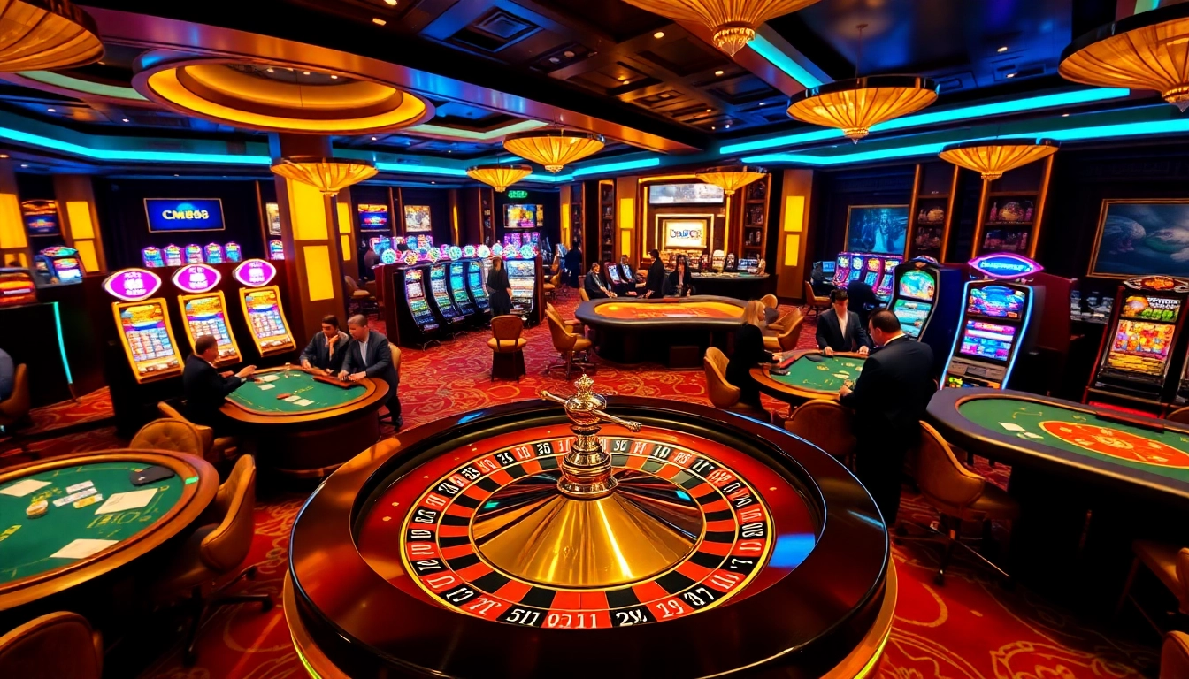 Experience the thrill of CM88 gaming with a vibrant casino atmosphere full of excitement.