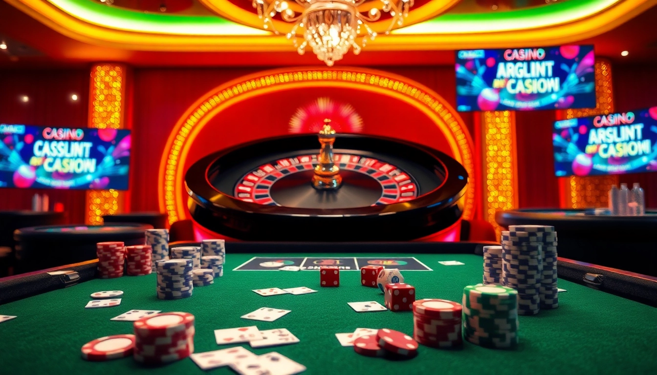 Vivez l'excitation de gagner au casino en ligne argent réel avec des tables vibrantes, des cartes et des roues de roulette.